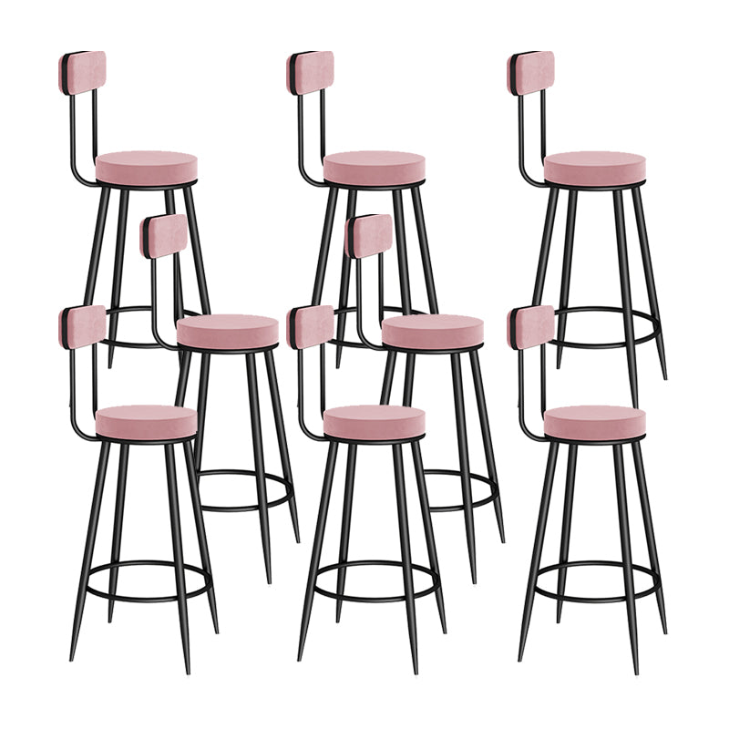 Low Back Counter Height Stools Armless Counter Bar Stool for Restaurant