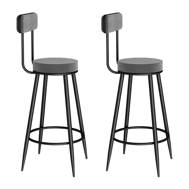 Low Back Counter Height Stools Armless Counter Bar Stool for Restaurant