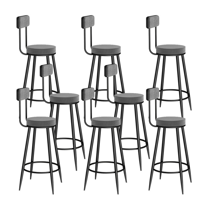 Low Back Counter Height Stools Armless Counter Bar Stool for Restaurant
