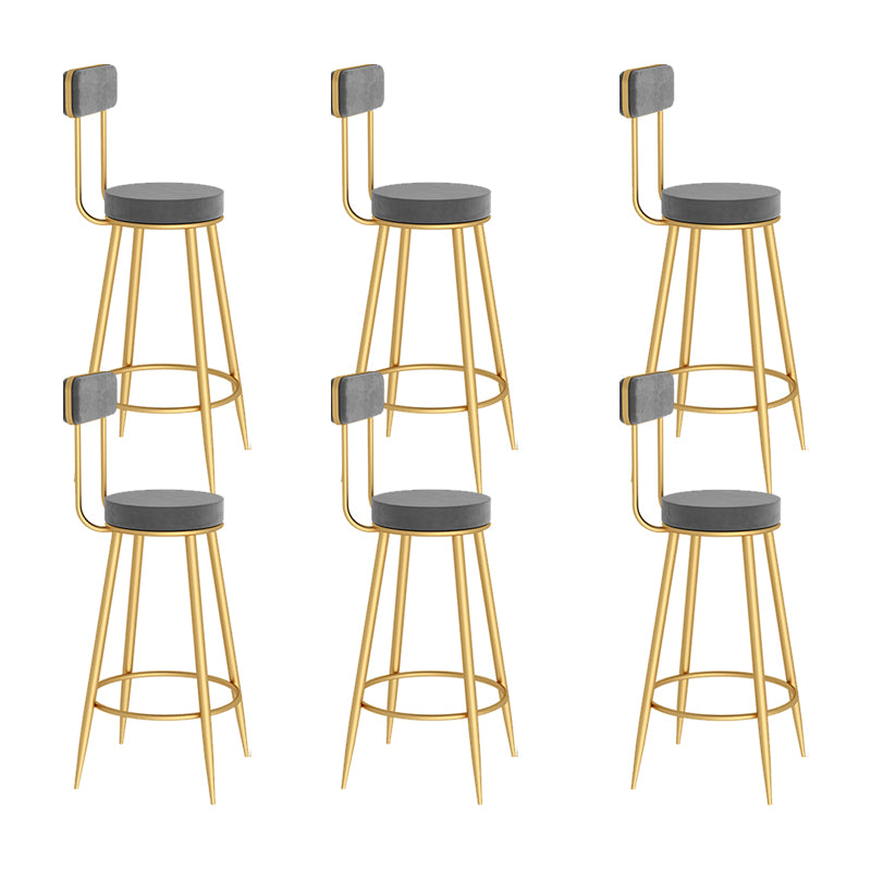 Low Back Counter Height Stools Armless Counter Bar Stool for Restaurant