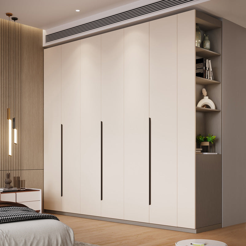 Modern Wood Wardrobe Armoire Freestanding Soft Close Doors Wardrobe Cabinet