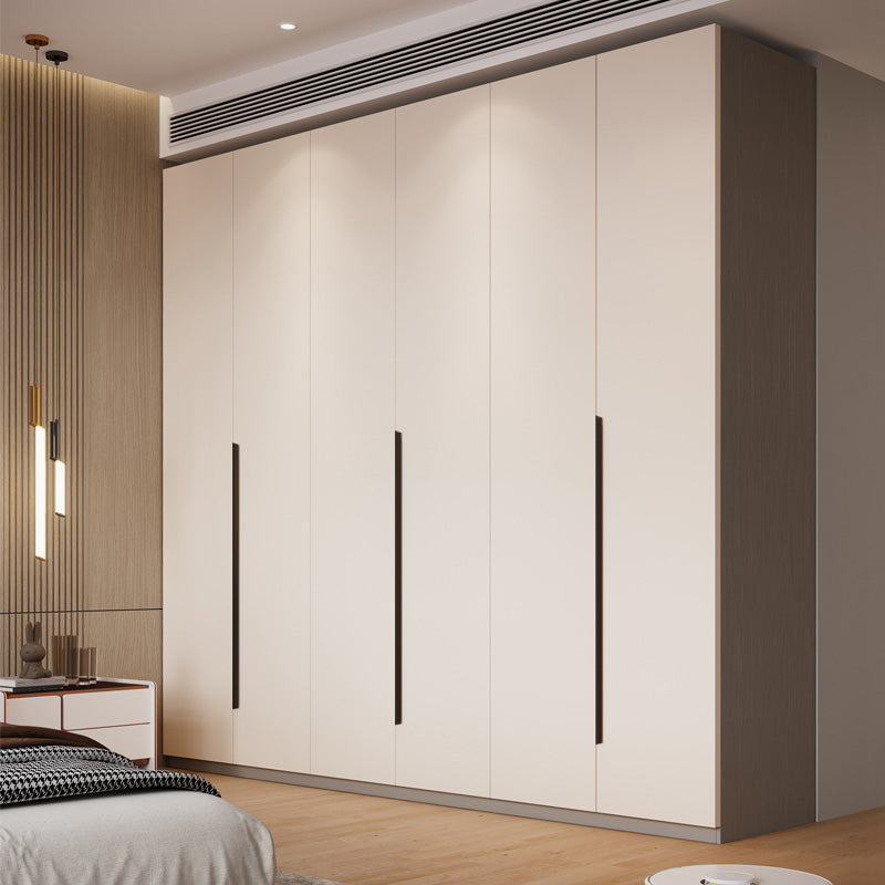 Modern Wood Wardrobe Armoire Freestanding Soft Close Doors Wardrobe Cabinet