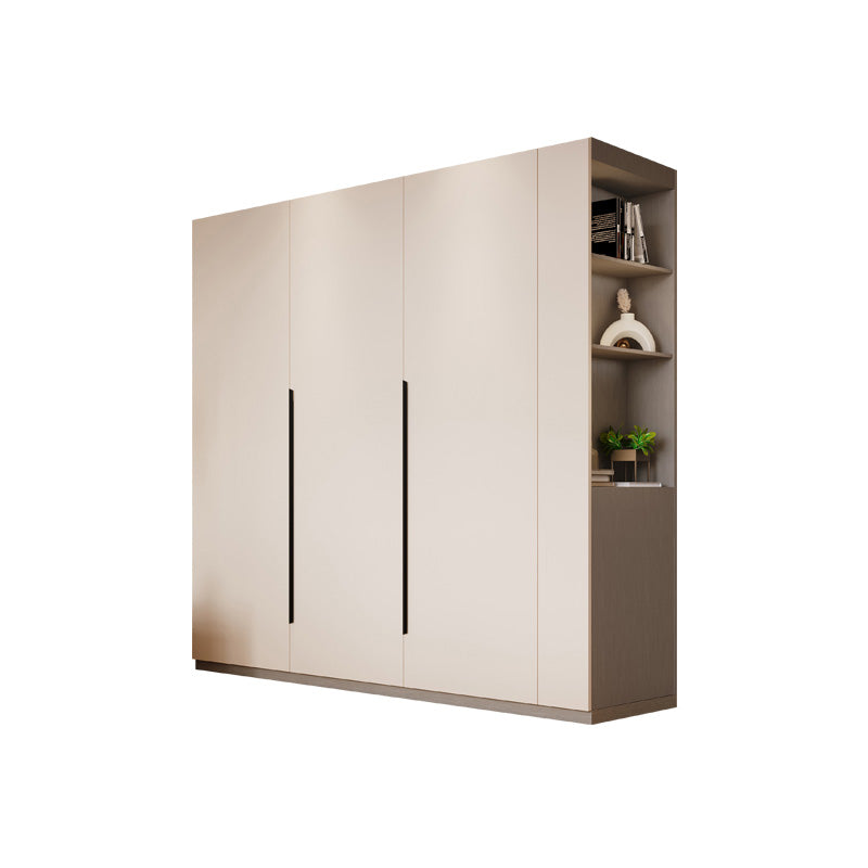 Modern Wood Wardrobe Armoire Freestanding Soft Close Doors Wardrobe Cabinet