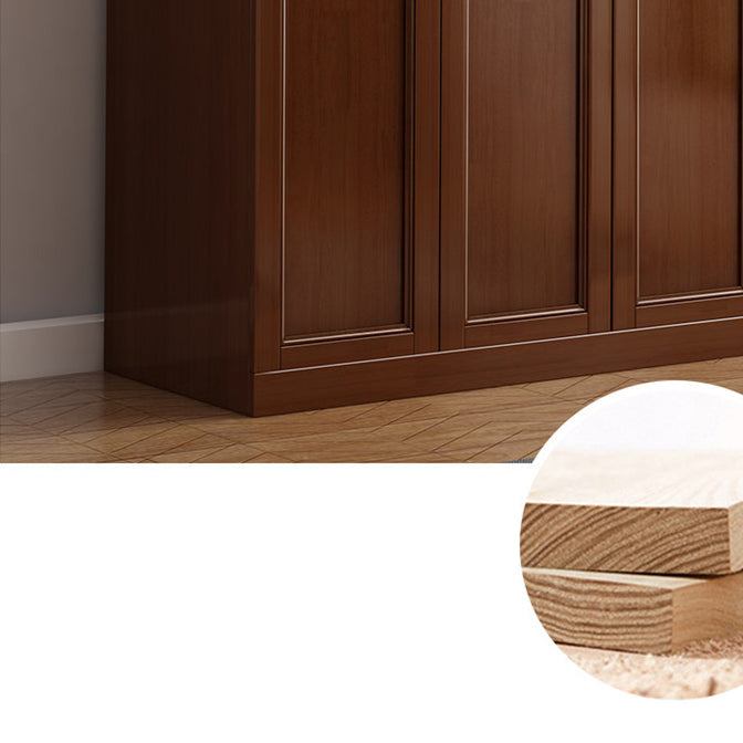 Matte Finish Rubberwood Cabinet Traditional Bedroom Storage Cabinet