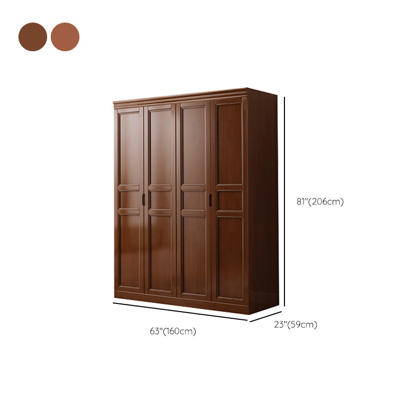 Matte Finish Rubberwood Cabinet Traditional Bedroom Storage Cabinet