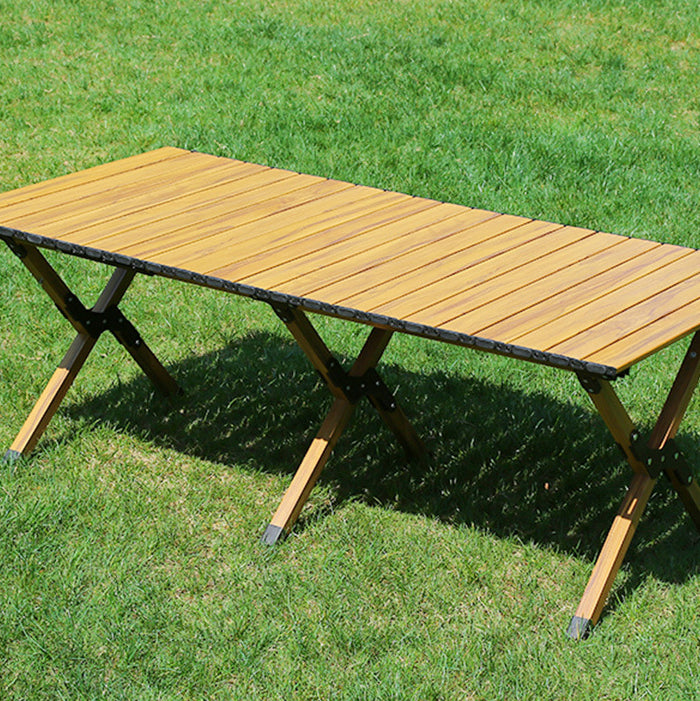 Modern Brown Picnic Table Set 1/3/5 Pcs Fold and Store Picnic Set