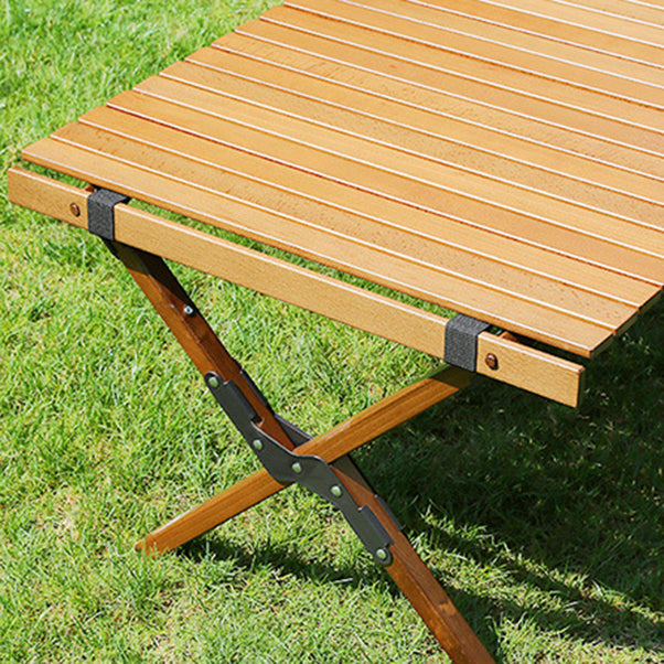 Modern Brown Picnic Table Set 1/3/5 Pcs Fold and Store Picnic Set