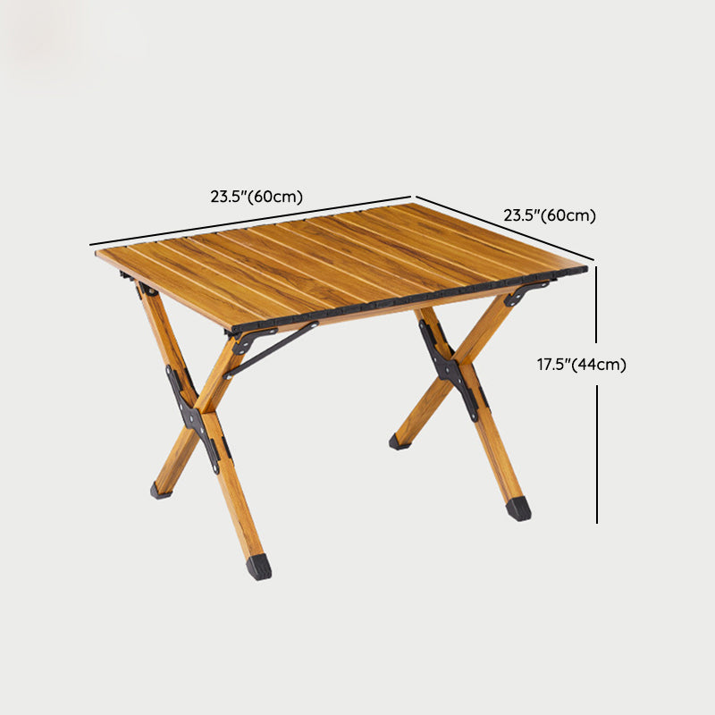 Modern Brown Picnic Table Set 1/3/5 Pcs Fold and Store Picnic Set