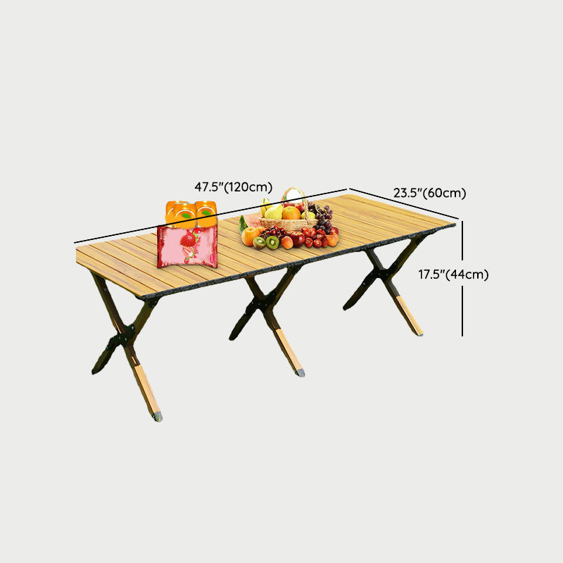 Modern Brown Picnic Table Set 1/3/5 Pcs Fold and Store Picnic Set