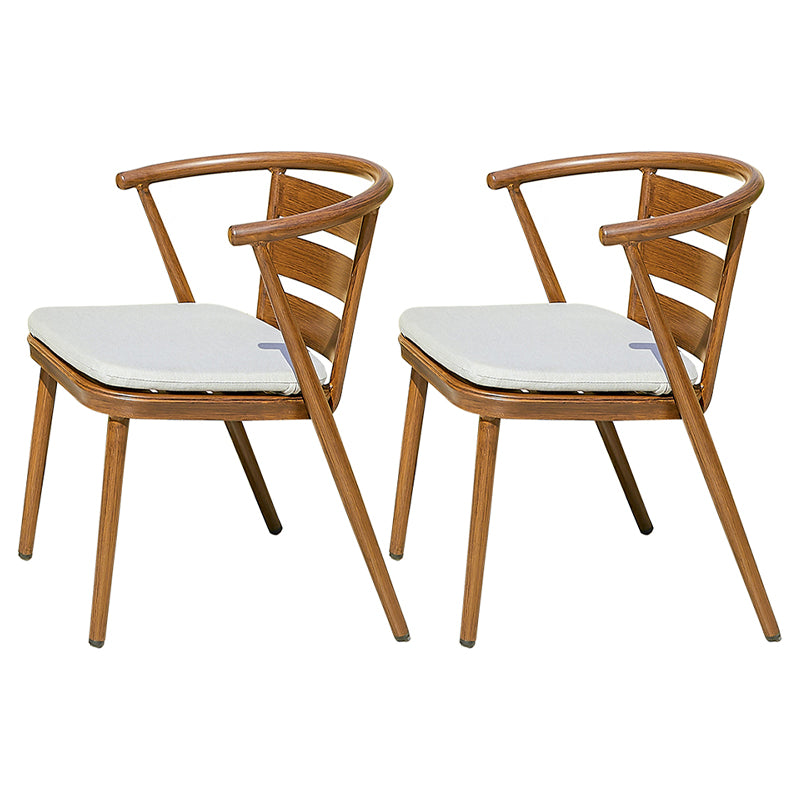 Boho Style Dining Set Metal Oval 1/2/3 Pieces Water Resistant Dining Set