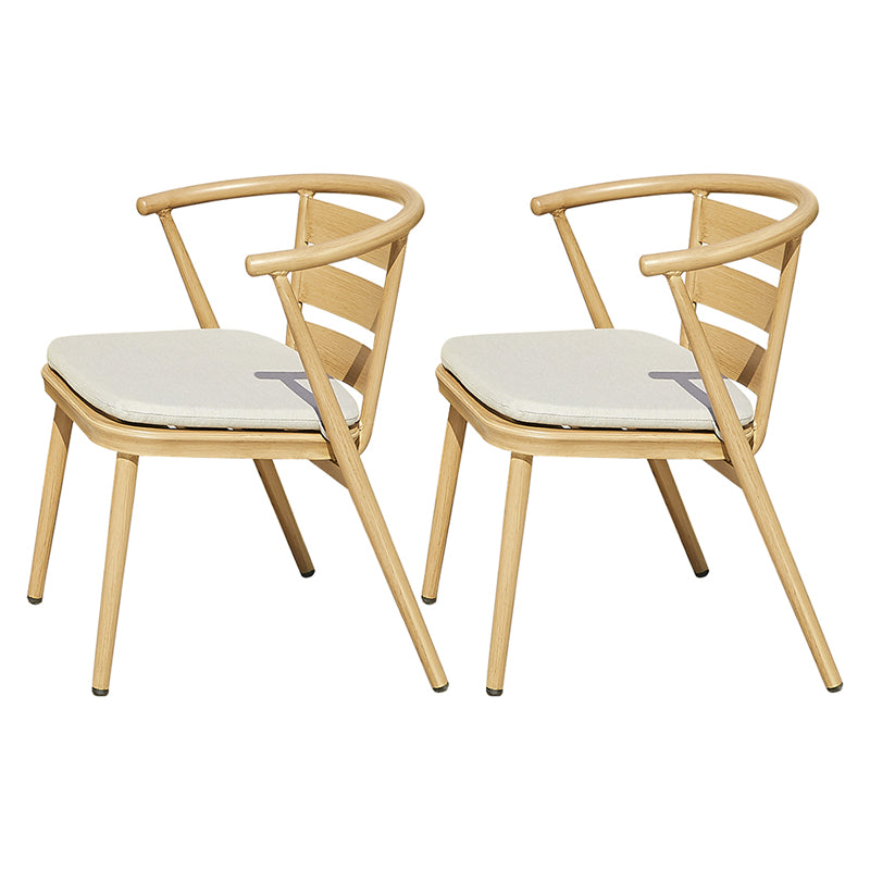 Boho Style Dining Set Metal Oval 1/2/3 Pieces Water Resistant Dining Set