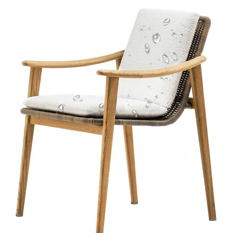 Boho Style Dining Set Solid Wood Rectangular 1/4/6 Pieces Dining Set