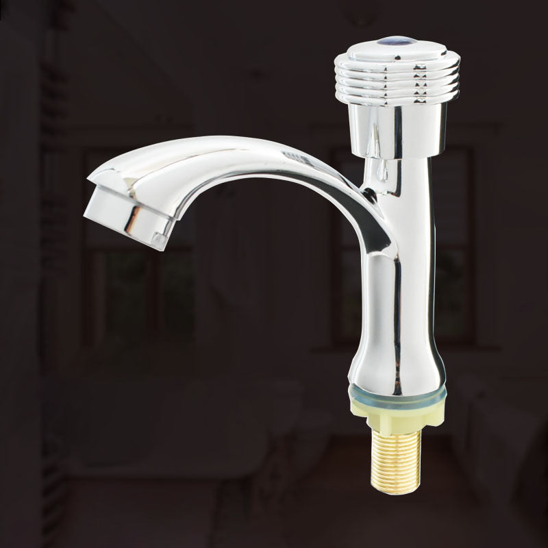 Modern Bathroom Faucet Chrome Knob Handle with Water Hose Vessel Sink Faucet