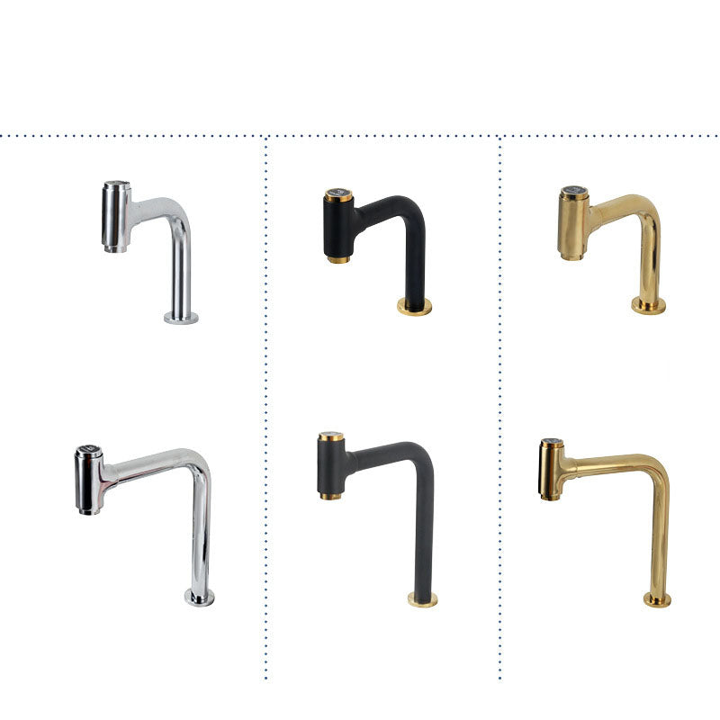 Modern Style Vanity Sink Faucet Swivel Spout Bathroom Faucet