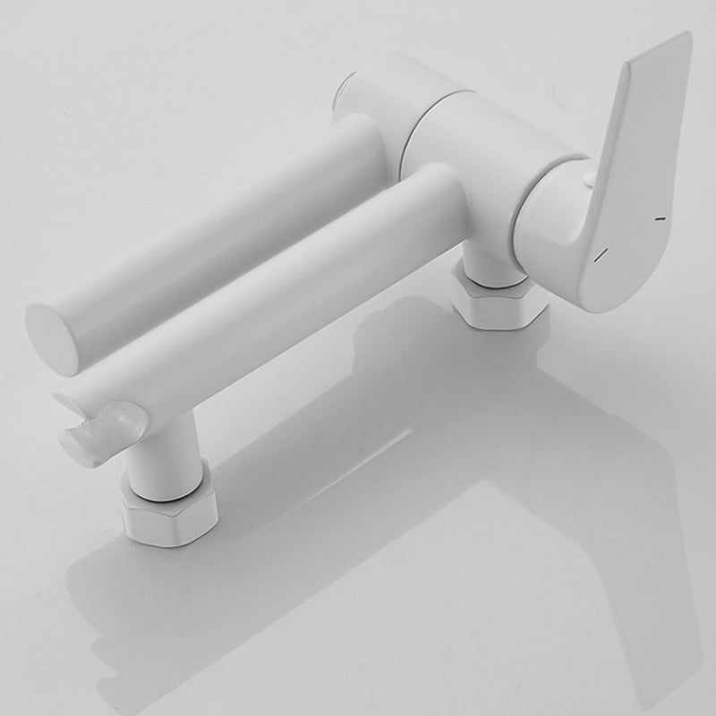 Bathroom Faucet Handheld Shower Head Rod Handle Bathtub Faucet