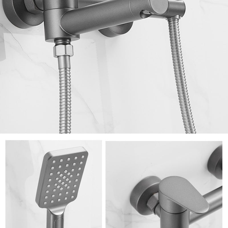 Bathroom Faucet Handheld Shower Head Rod Handle Bathtub Faucet