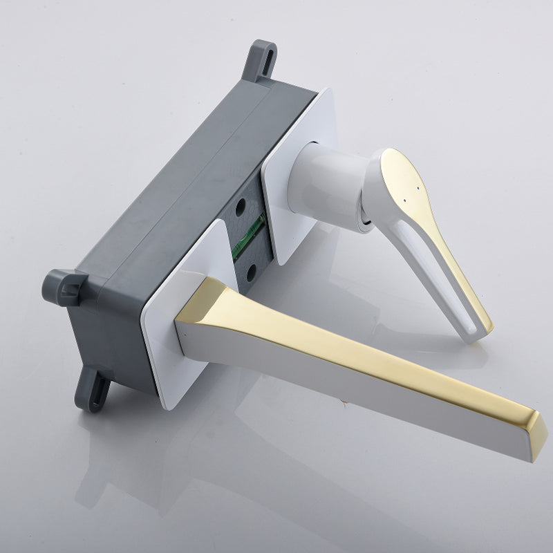 Industrial Style Bathroom Faucet Wall Mounted Rod Handle Faucet
