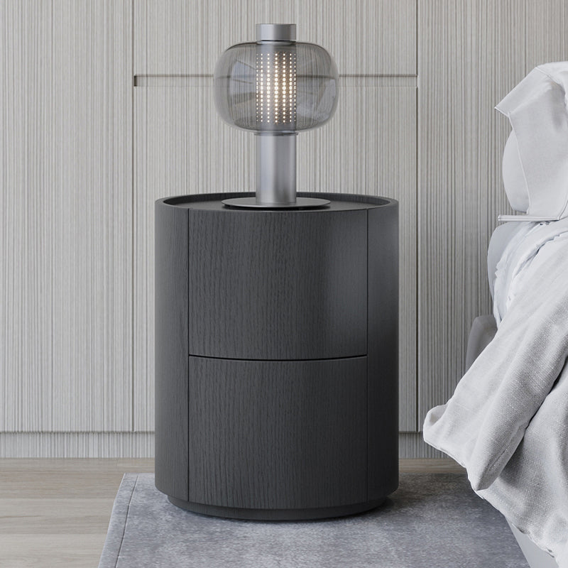 Modern Accent Table Nightstand Drawer Storage Bed Nightstand