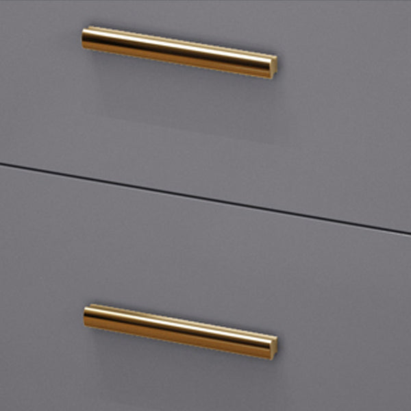 Glam Accent Table Nightstand Drawer Storage Bed Nightstand with Legs