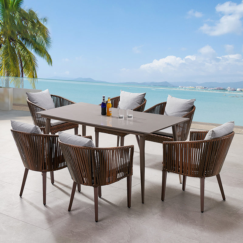 Boho Style Dining Set 2/5/7 Pieces Water Resistant Dining Set