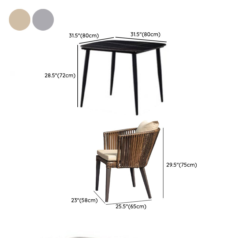 Boho Style Dining Set 2/5/7 Pieces Water Resistant Dining Set