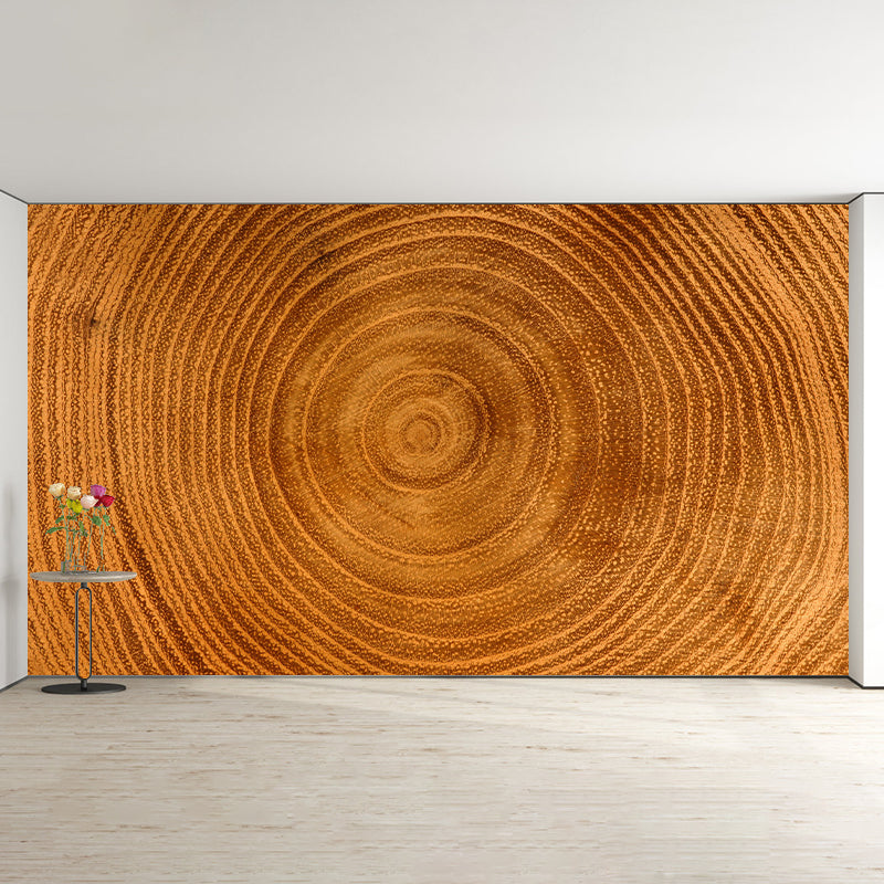 Illustration Stain Resistant Wallpaper Wood Grain Living Room Wall Mural