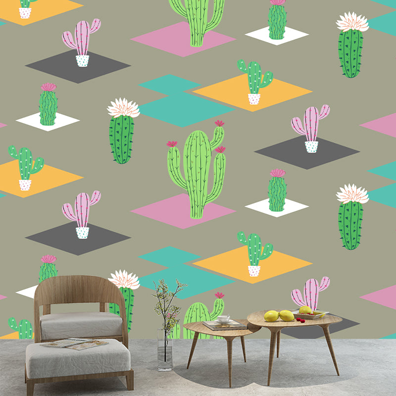 Environmental Illustration Mural Wallpaper Plant Indoor Wall Mural