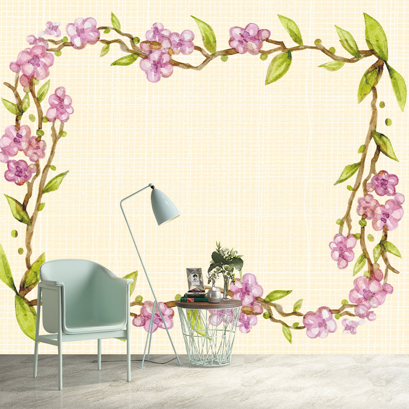 Environmental Illustration Mural Wallpaper Plant Indoor Wall Mural