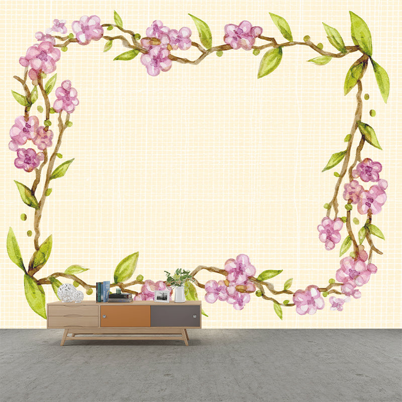 Environmental Illustration Mural Wallpaper Plant Indoor Wall Mural