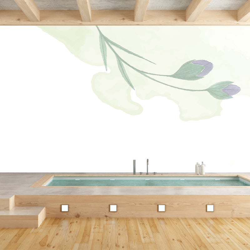 Illustration Mural Wallpaper Plant Decoration Indoor Wall Mural