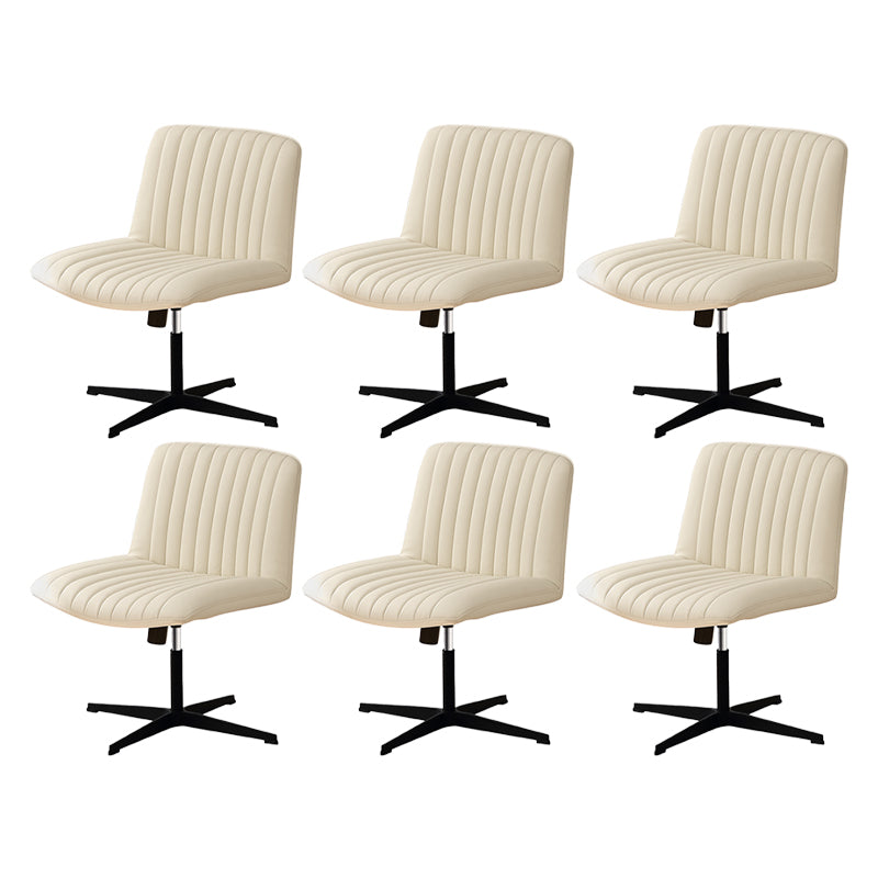 Contemporary No Arm Task Chair No Wheels Conference Chair for Office