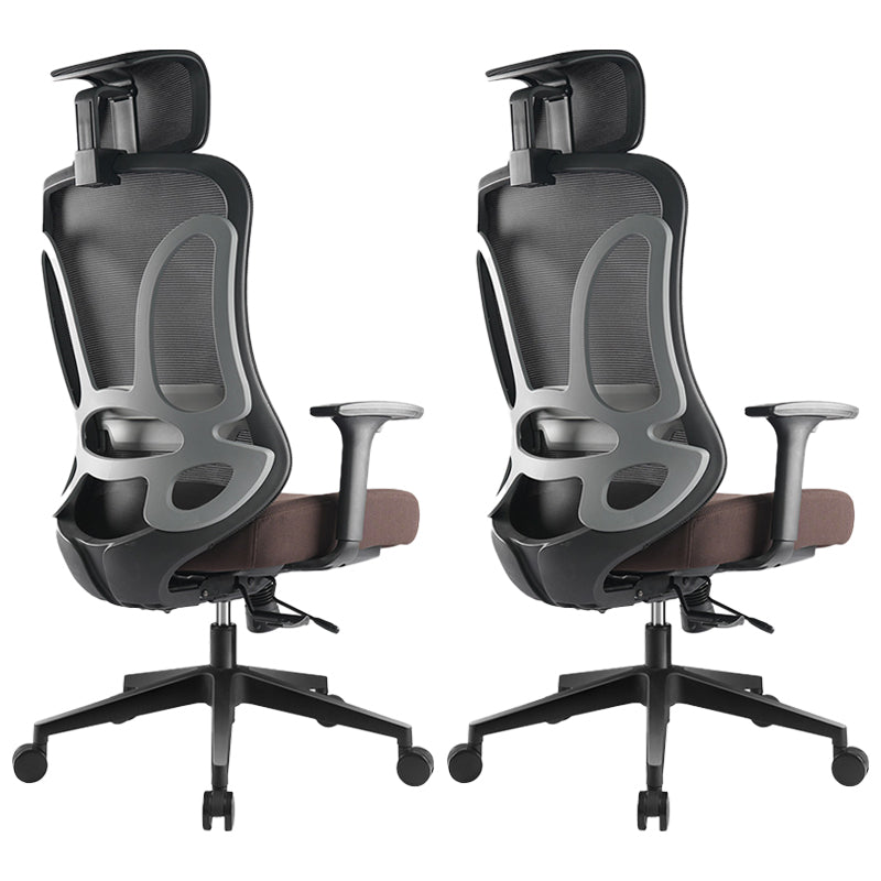 Removable Arms Desk Chair Modern Ergonomic Office Chair with Wheels