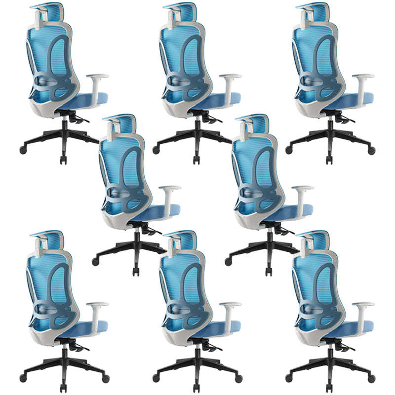 Removable Arms Desk Chair Modern Ergonomic Office Chair with Wheels