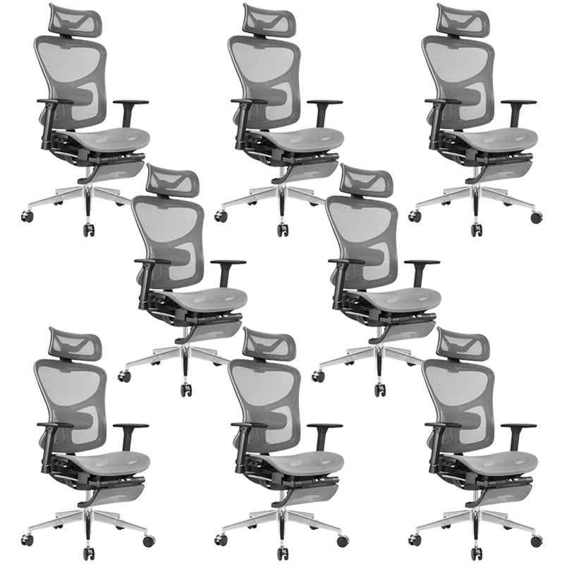 Removable Arms Desk Chair Ergonomic Modern Office Chair with Wheels
