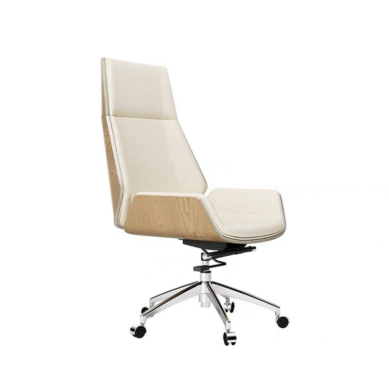 Contemporary No Arm Executive Chair Wheels Included Managers Chair for Office