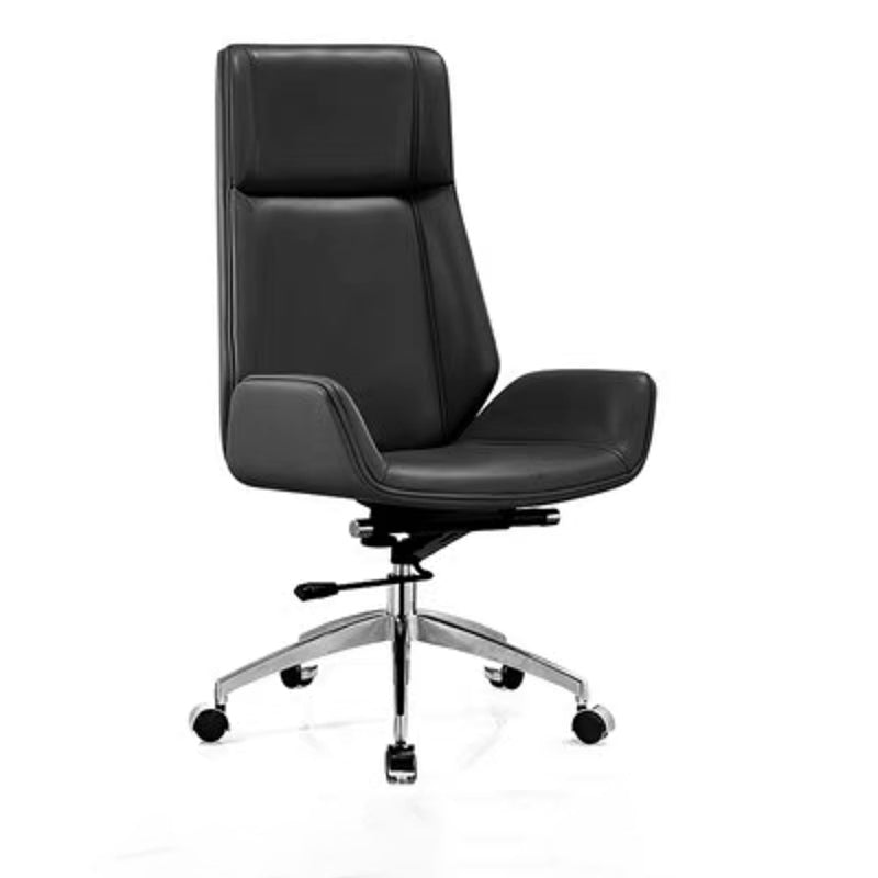 Contemporary No Arm Executive Chair Wheels Included Managers Chair for Office