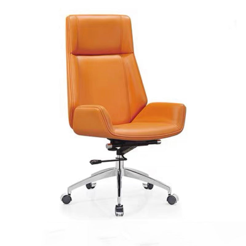 Contemporary No Arm Executive Chair Wheels Included Managers Chair for Office