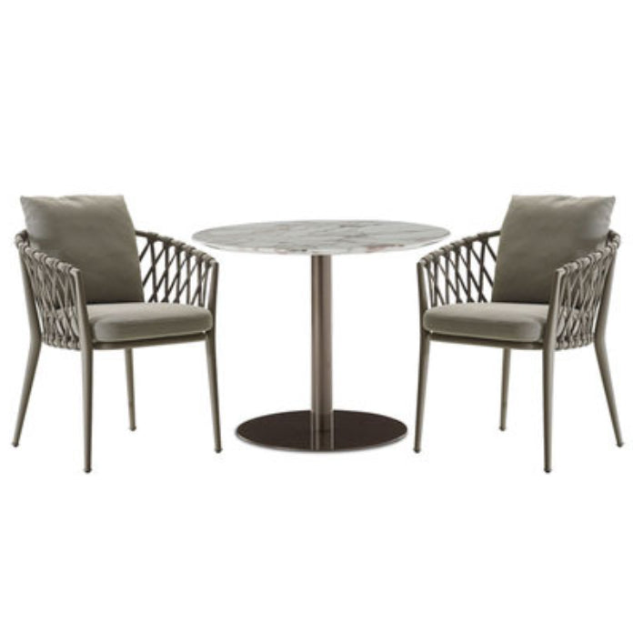 Boho Style Rectangular Dining Set Metal Base 1/3/5/7 Pieces Dining Set