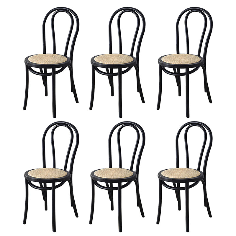 Contemporary Kitchen Dining Chairs Solid Wood Armless Chairs
