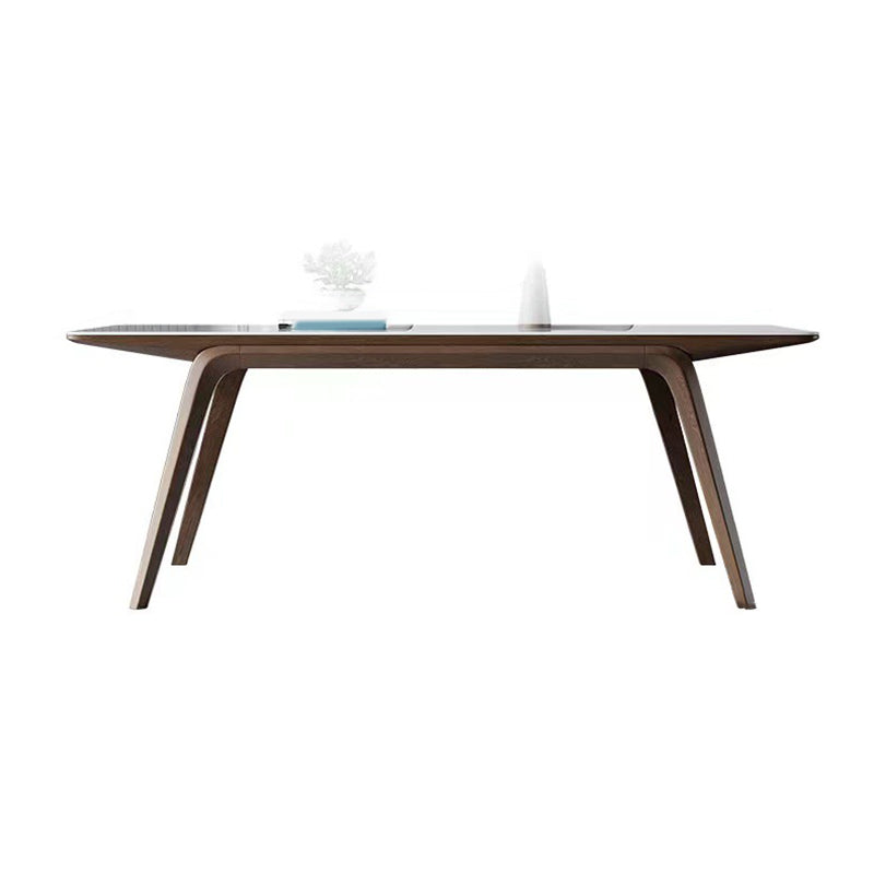 Modern Dining Set with Gray Chairs 1/4/5/7 Pcs White Dinette Table Set