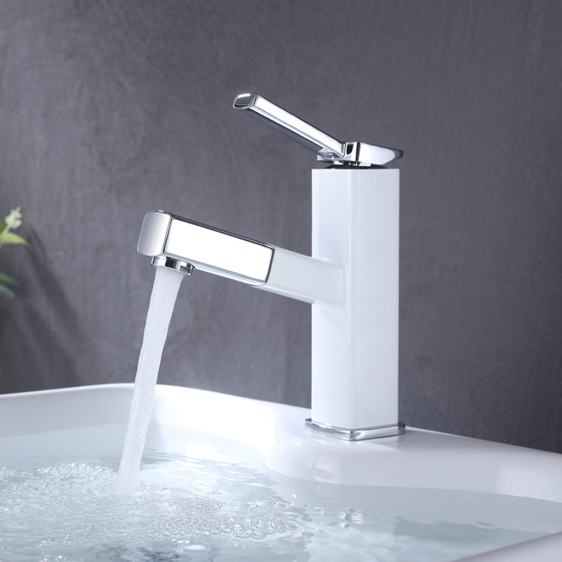 Glam Style Faucet Single Handle Centerset Faucet with Swivel Spout