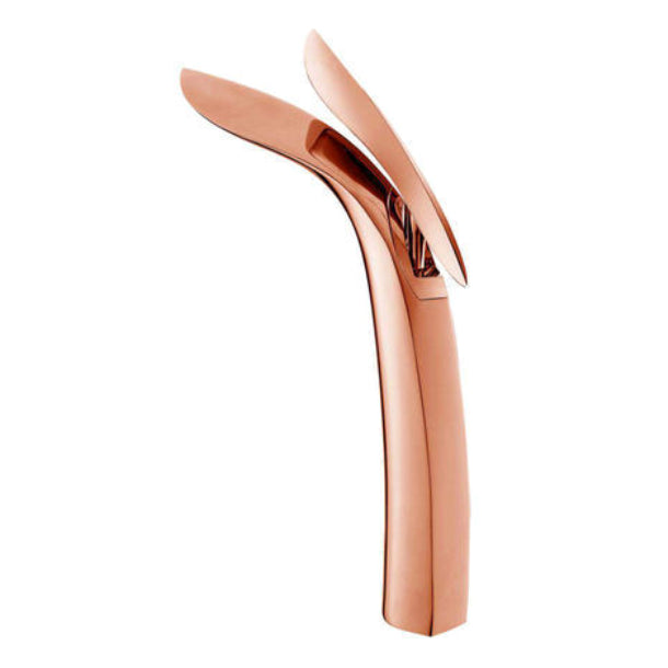 Brass 1 Hole Basin Faucet Lever Handle Sink Faucet Circular Modern Faucet for Bathroom