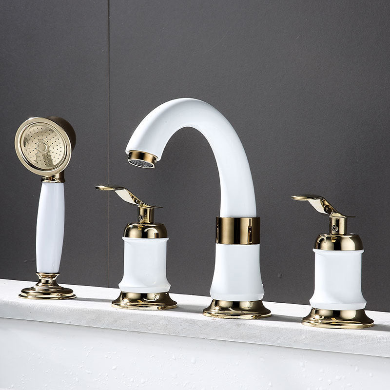 Modern Vessel Faucet Metal Lever Handles Low Arc Vessel Faucet for Home