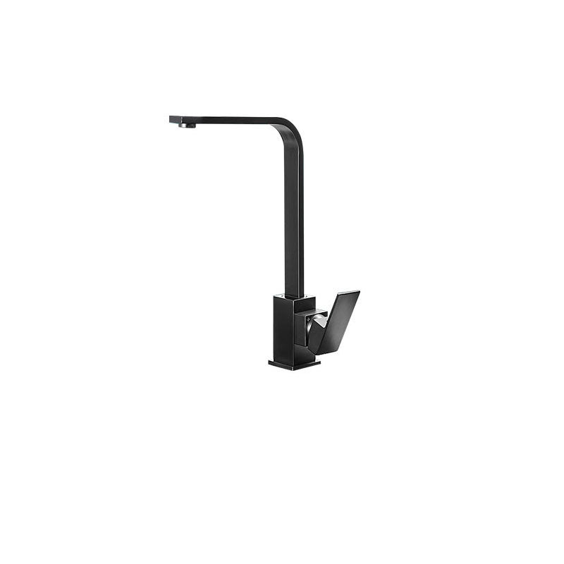 Contemporary Kitchen Bar Faucet Full Copper Swivel Spout No Sensor