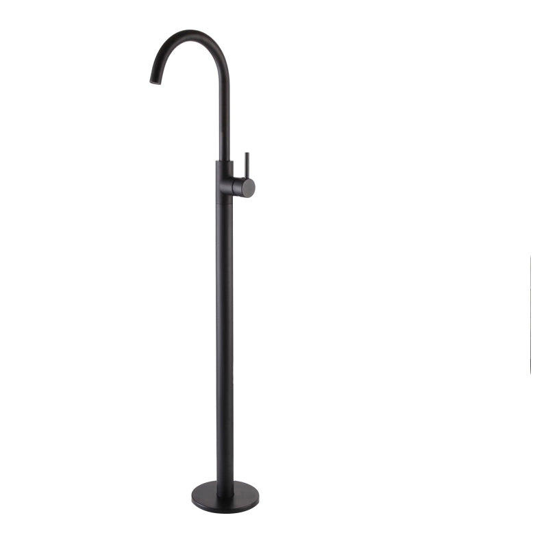 Modern Bathroom Faucet Floor Standing Handheld Shower Head Bathtub Faucet