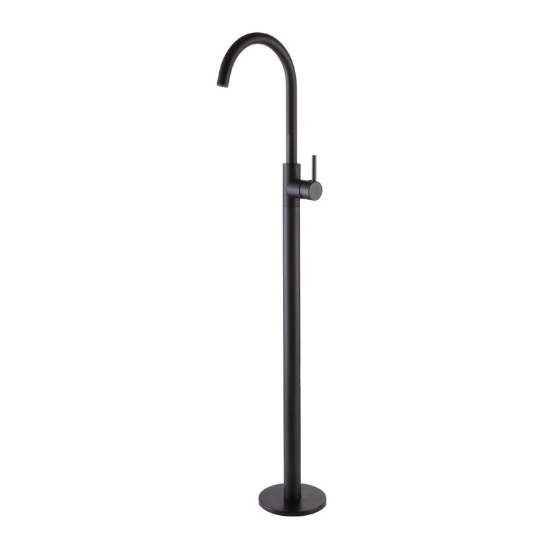 Modern Bathroom Faucet Floor Standing Handheld Shower Head Bathtub Faucet