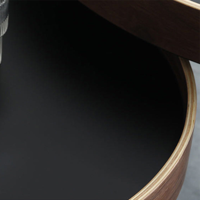 Contemporary Coffee Table 4 Legs Round Coffee Cocktail Table