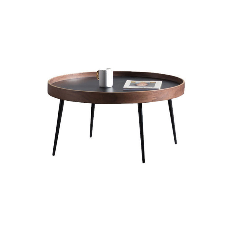 Contemporary Coffee Table 4 Legs Round Coffee Cocktail Table