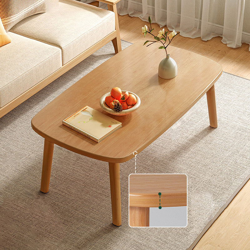21" Wide Contemporary Coffee Table 4 Legs Single Coffee Cocktail Table