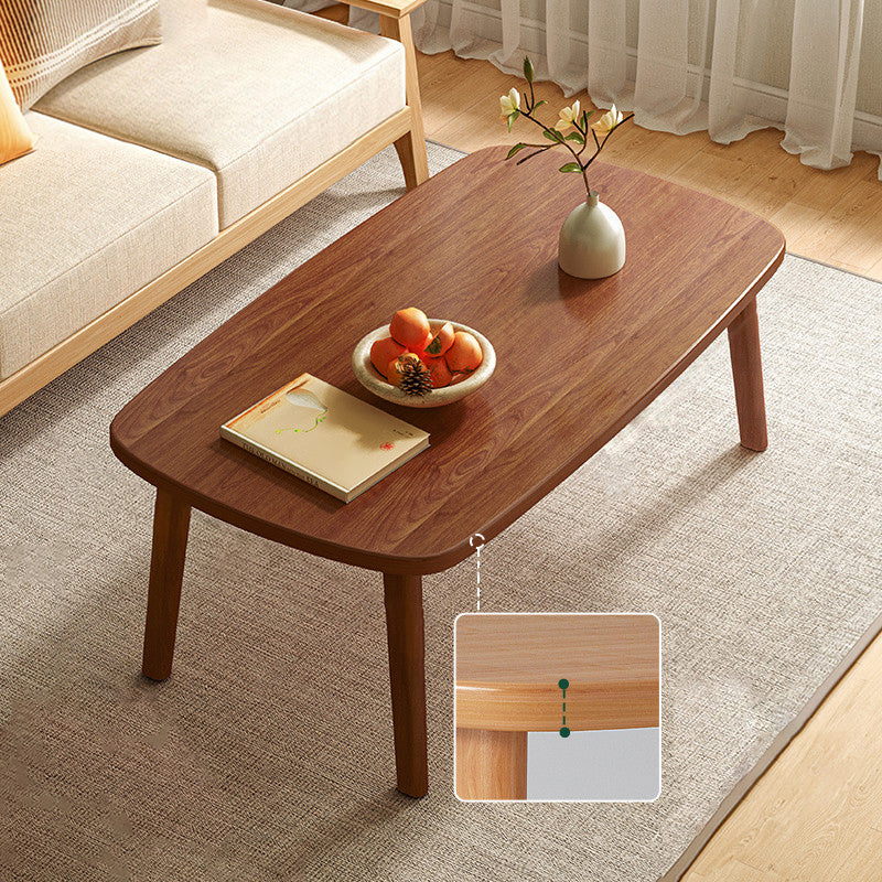 21" Wide Contemporary Coffee Table 4 Legs Single Coffee Cocktail Table